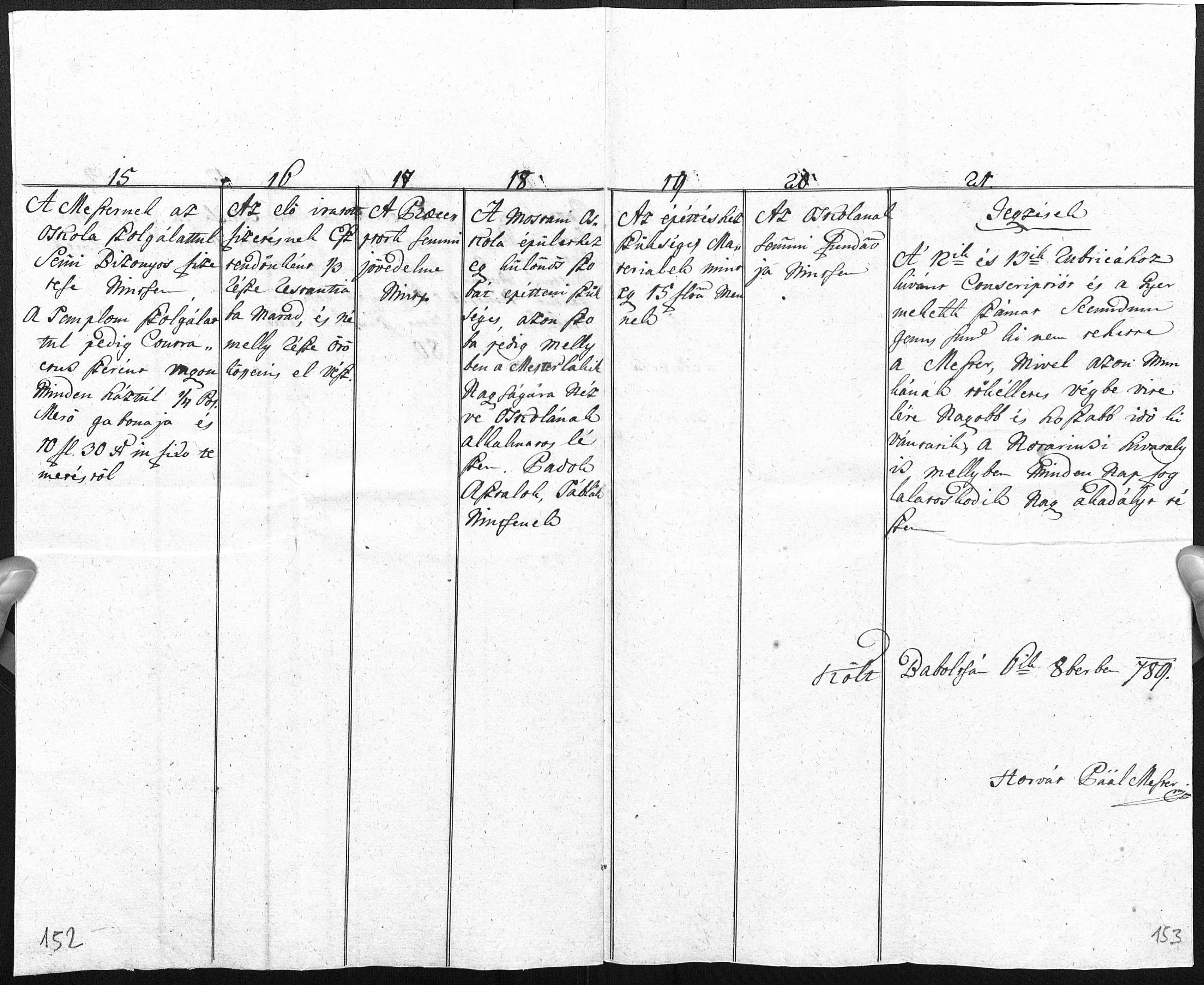 MNL SML IV. 1. h. Conscriptio scolarum - Kaposvári járás 1789