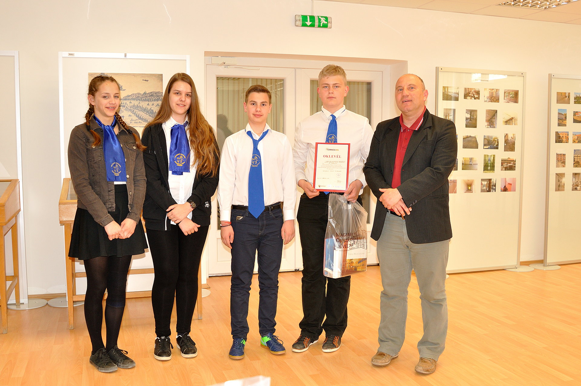 „Utazás Wittenbergbe” verseny megyei fordulójának díjátadója