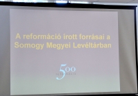 Levéltár-pedagógiai óra a „Reformáció 500” emlékév jegyében