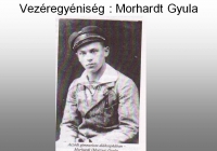 Aszódi Evangélikus Petőfi Gimnázium és Kollégium - Morhardt Gyula szobrászművész diáksapkában