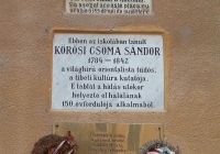 Körösi Csoma Sándor emléktábla