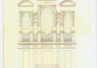 Darányi Református Templom - orgona tervrajza
