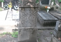 Dr. Czirják Károly sírja az észak-komáromi (Komarno) református temetőben