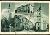 Gyönki Evangélikus Templom, képeslap, 1944.05.18.