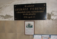 Itt született Gyurátz Ferenc 