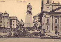 Kossuth-szoborcsoport - Debrecen. Képeslap