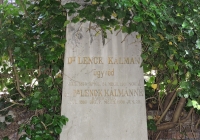 Dr. Lenck Kálmán, Dr Lenck Kálmánné síremléke
