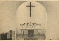 Magyarkeresztúri Evangélikus Templom - az oltár 1967-ben Magyarkeresztúri Evangélikus Templom - az oltár 1967-ben