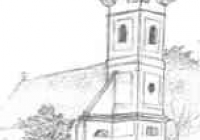 Nagyalásony Evangélikus Templom - Csikóné Marton Lívia rajza