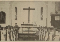 Szegedi Evangélikus Templom - templombelső 1986-ban