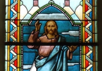 Szentesi Evangélikus Templom  - ólomüveg ablak