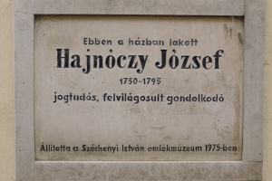 Hajnóczy József - Sopron Templom u 19