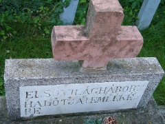 Első világháború evangélikus katonák síremléke