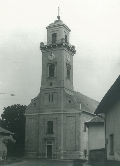 A református templom az 1960-as években