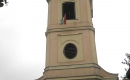 A pilismaróti református templom tornya (Fotó: Kovály Erzsébet nagytiszteletű lelkész asszony)
