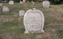 Balatonudvari védett temető szív alakú sírkövekkel